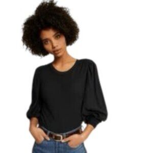 NWT Nation Ltd Loren Puff Sleeve Shirt XSmall